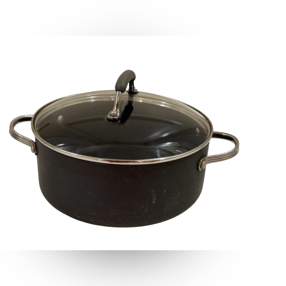 Circulon Professional Black Stock Pot with Lid ~ Size 4.5 Qt.